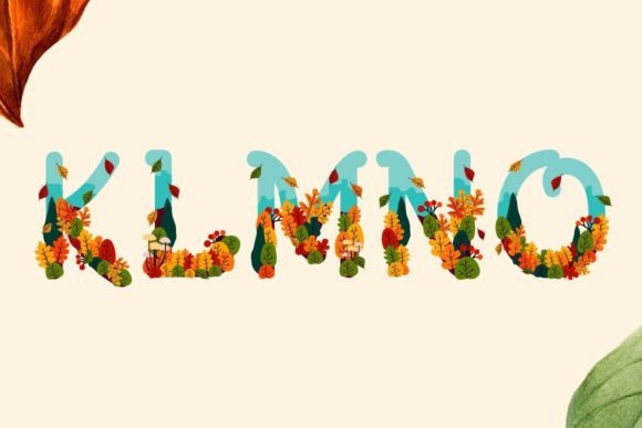 Laureline Autumn Font PNG with transparent background - Preview 3