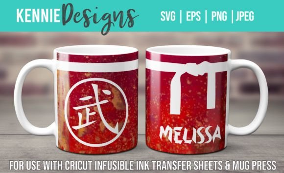 Martial Arts Karate Mug Wrap Svg Graphics