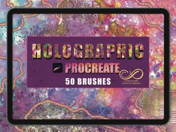 Procreate Holographic Abstract Pain