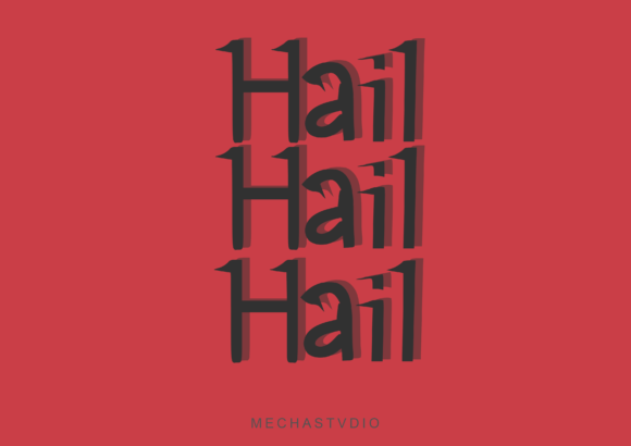 Rough Font PNG with transparent background - Preview 1