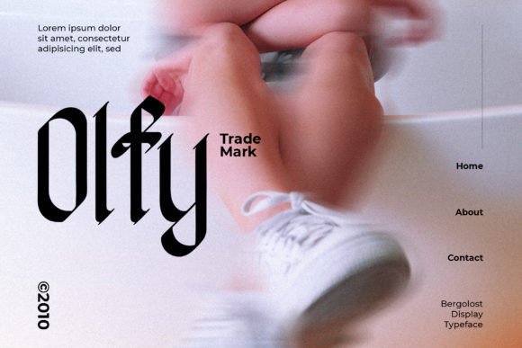 Bergolost Font - Preview 3