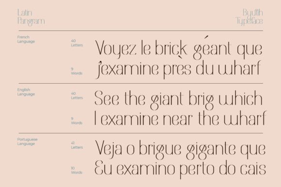 Byutih Font - Preview 4