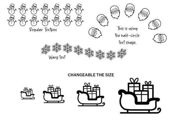 Christmas Doodle Font - Preview 3