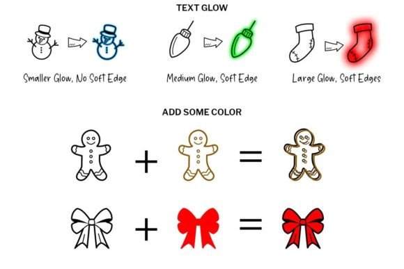 Christmas Doodle Font - Preview 4