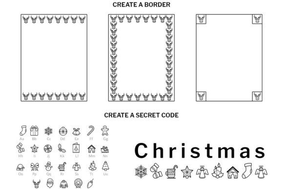 Christmas Doodle Font - Preview 5