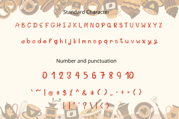 Coffee Vanilla Font - Preview 4