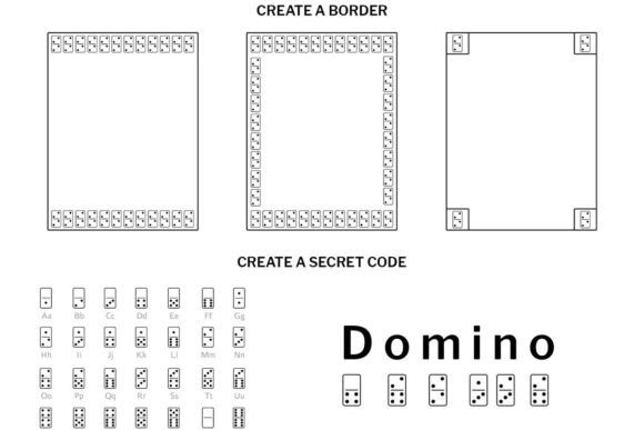 Domino Doodle Font - Preview 5