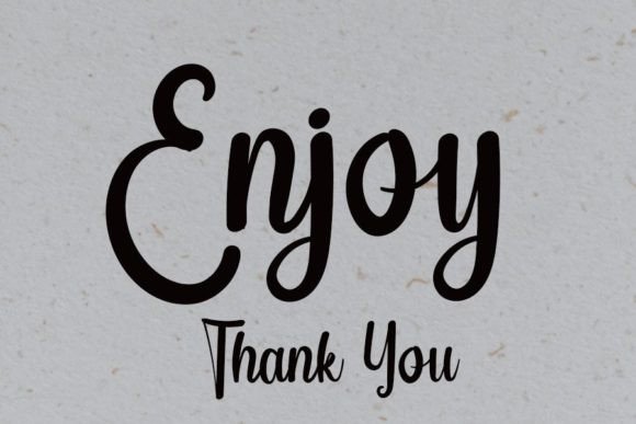Enjoy Font - Preview 5