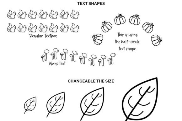 Fall Doodle Font - Preview 3
