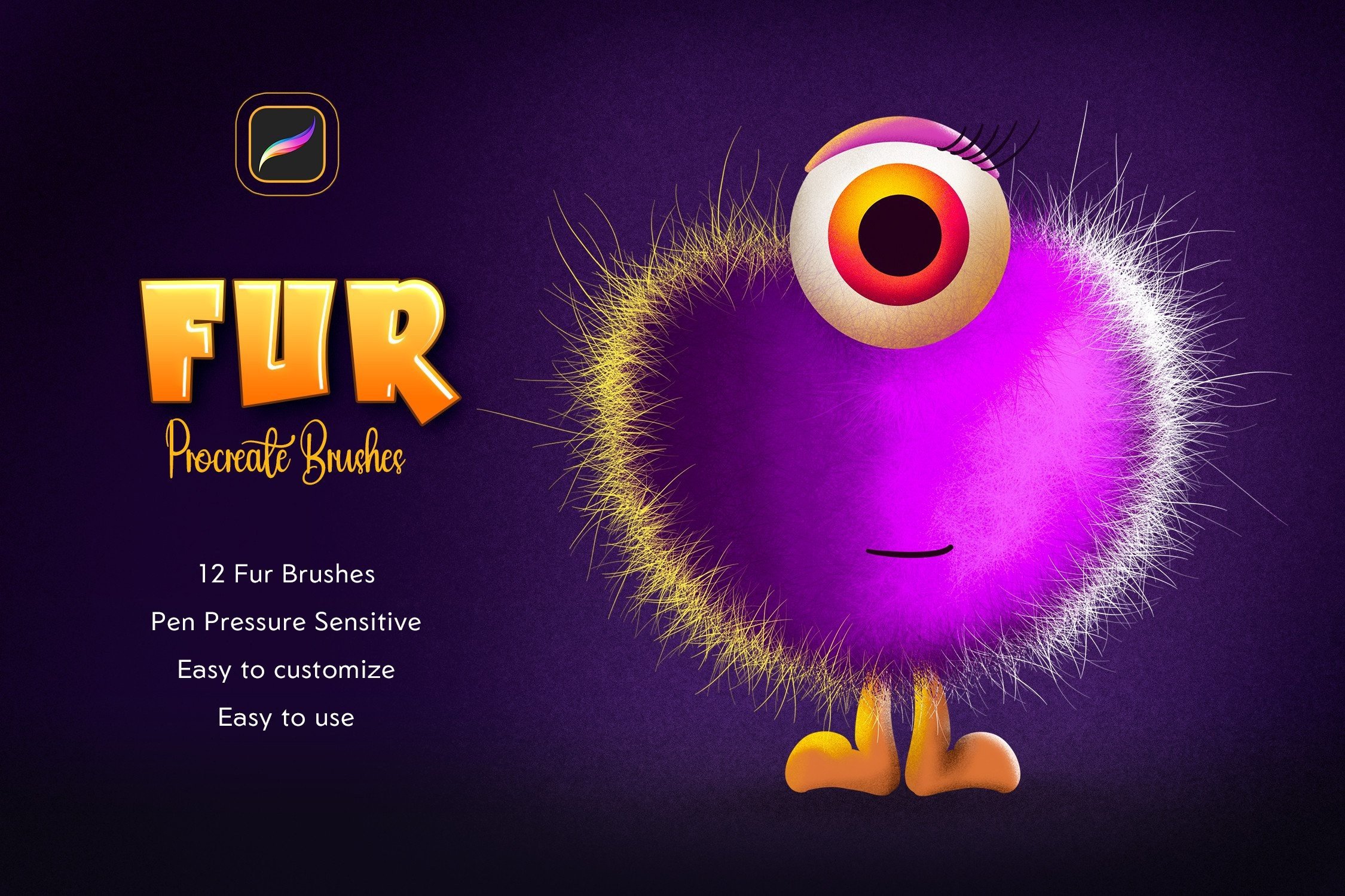 Fur Procreate Brushes - photo 2