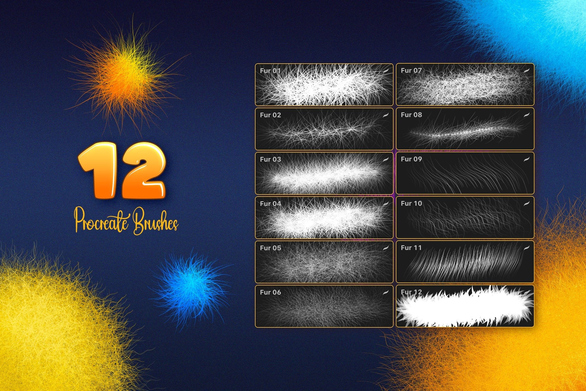 Fur Procreate Brushes - photo 7
