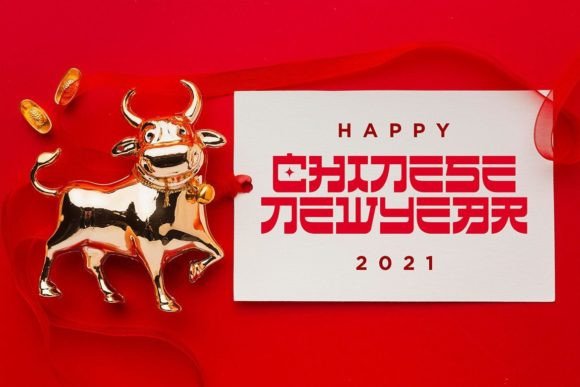 Gold China Font PNG with transparent background - Preview 1