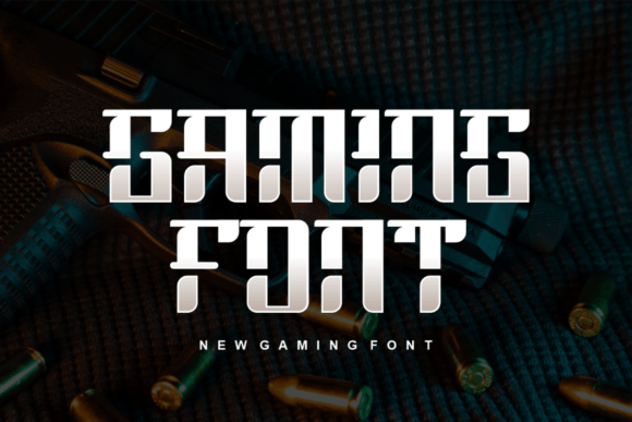 Guns Black Font PNG with transparent background - Preview 1