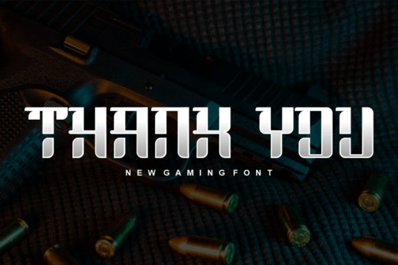Guns Black Font PNG with transparent background - Preview 3