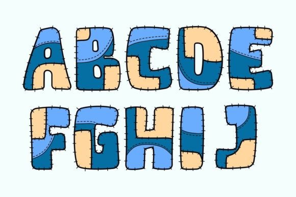 Homebrew Patch Font PNG with transparent background - Preview 1