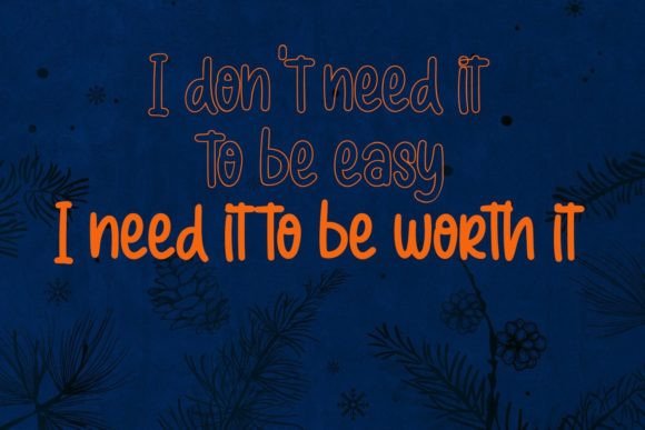 Hotty Sans Font PNG with transparent background - Preview 1