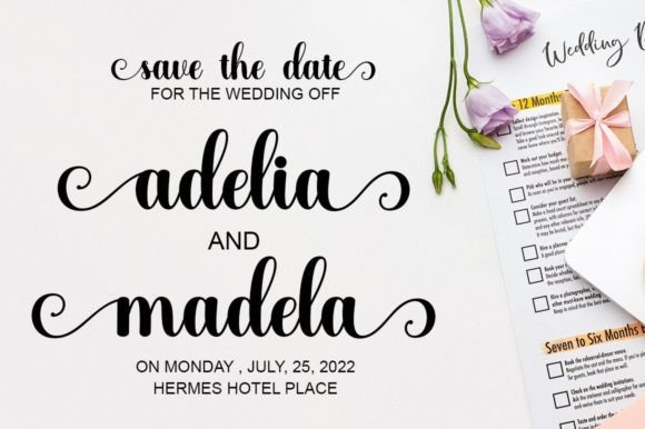 Kalitha Font PNG with transparent background - Preview 2