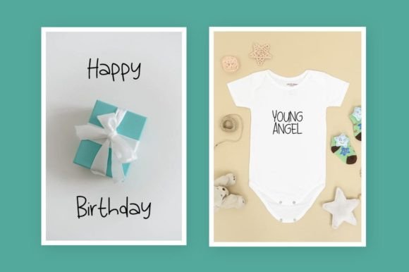 Like Slim Font PNG with transparent background - Preview 2