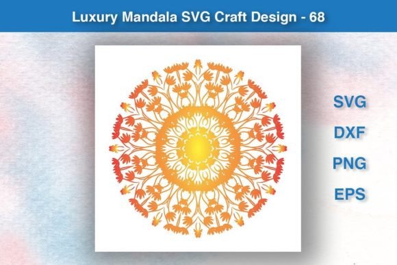Luxury Mandala SVG Craft Design - 68