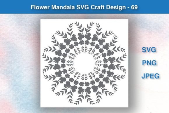 Luxury Mandala SVG Craft Design - 69