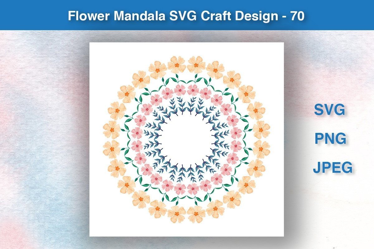 Luxury Mandala SVG Craft Design - 70