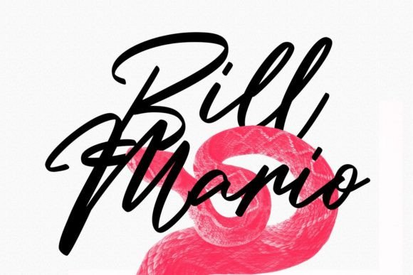 Millie Bobby Font PNG with transparent background - Preview 5
