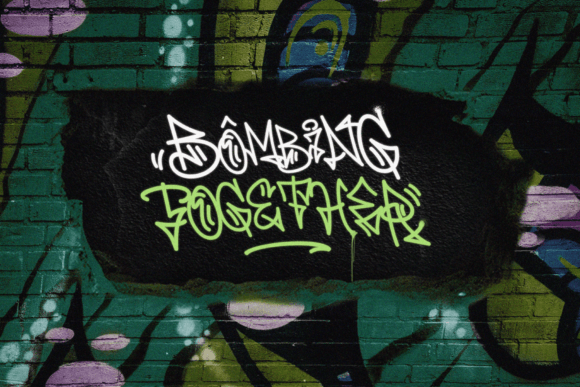 Monoffiti Font PNG with transparent background - Preview 2