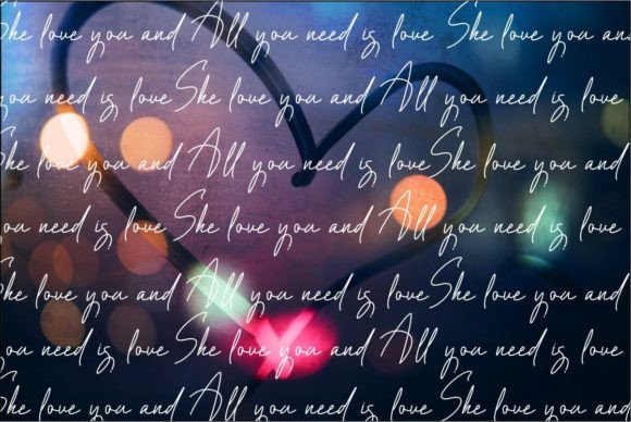 Paradigma Signature Font PNG with transparent background - Preview 1