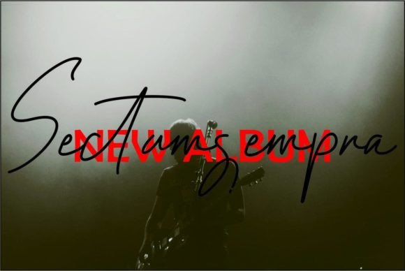Paradigma Signature Font PNG with transparent background - Preview 2