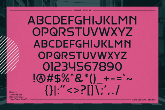 Ragnor Font PNG with transparent background - Preview 2