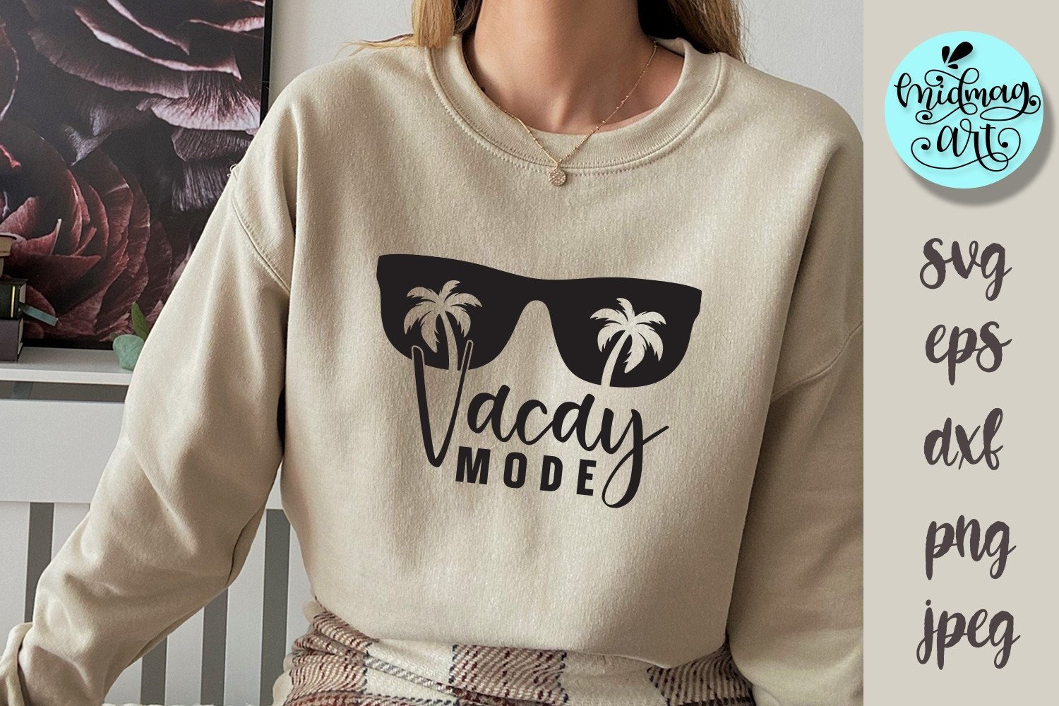 Vacay Mode Svg, Summer Cut File Graphic by MidmagArt · Creative Fabrica