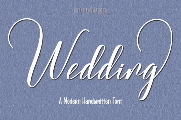 Wedding Font by parawtype · Creative Fabrica font preview