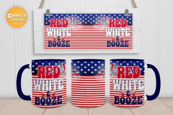 4th of July Mug Graphic Crafts By CraftsFactoryCo