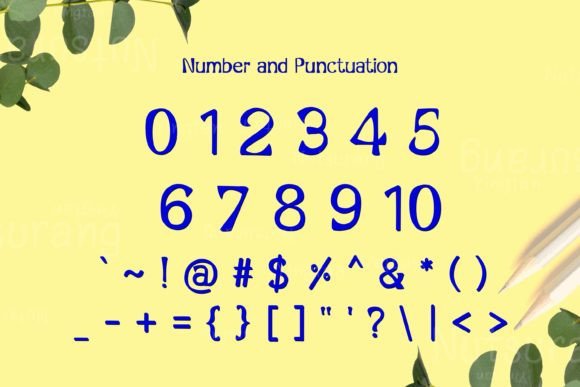 Alphabet Font - Preview 4