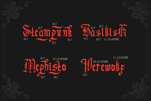 Basillisk Font - Preview 6