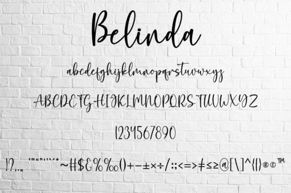 Belinda Font - Preview 4