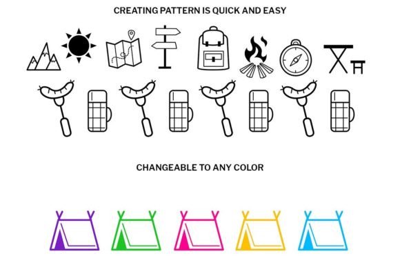 Camping Doodle Font - Preview 2