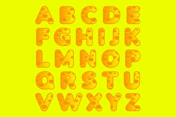 Cheese Font - Preview 1