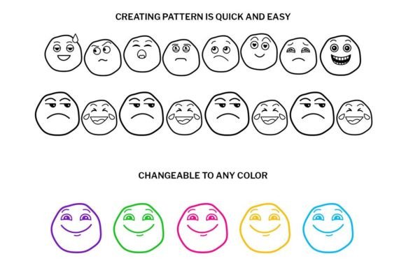 Face Doodle Font - Preview 2