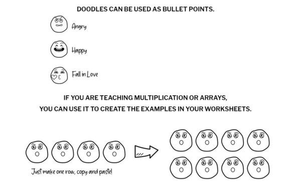 Face Doodle Font - Preview 6