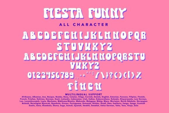 Fiesta Funny Font - Preview 6