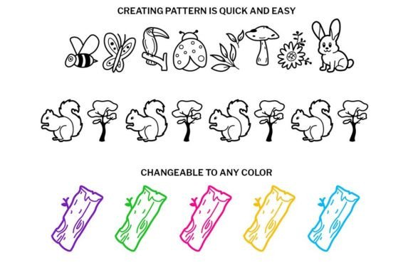 Forest Doodle Font - Preview 2