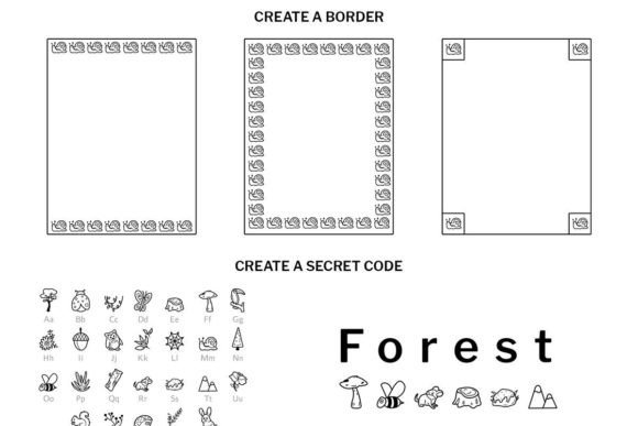 Forest Doodle Font - Preview 5