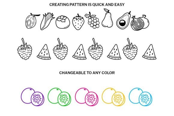 Fruit Doodle Font - Preview 2