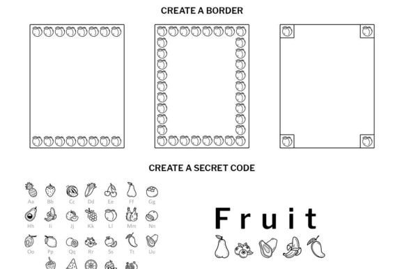 Fruit Doodle Font - Preview 5