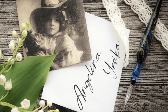 Genuine Handmade Font - Preview 5