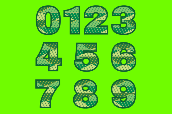 Green Leaf Font - Preview 2