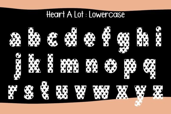 Heart a Lot Font - Preview 3