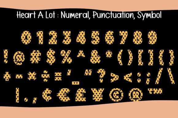 Heart a Lot Font - Preview 4