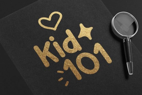 Kid Font PNG with transparent background - Preview 2